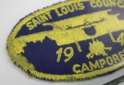 12 St. Louis Council Camporee Patches Dated 1945-1965