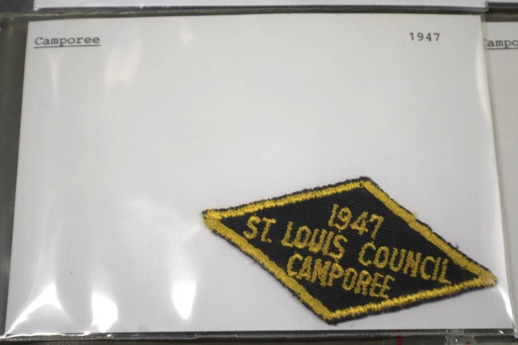 12 St. Louis Council Camporee Patches Dated 1945-1965