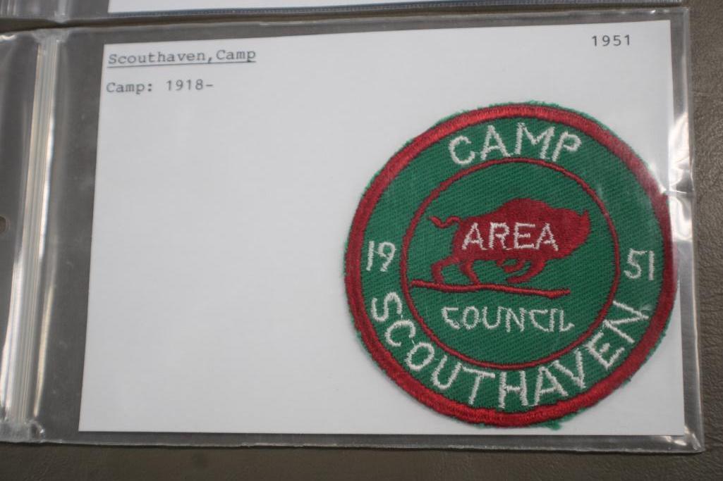 Three Early BSA Camp Patches, One Dated 1951