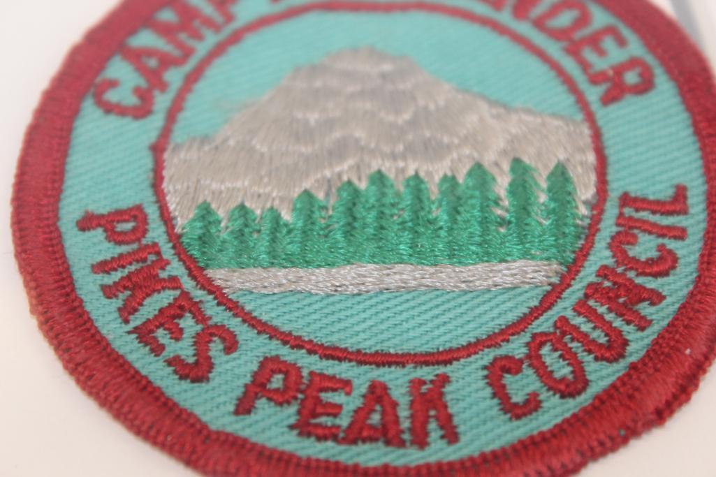 11 BSA Pike's Peak Camp Alexander Patches in Different Styles