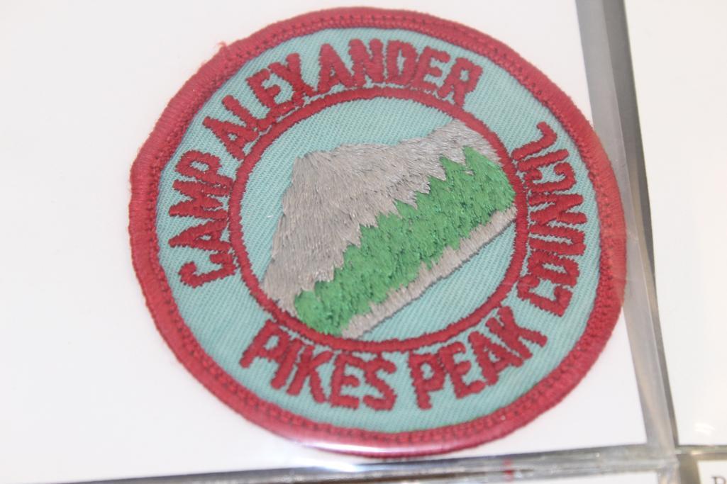 11 BSA Pike's Peak Camp Alexander Patches in Different Styles