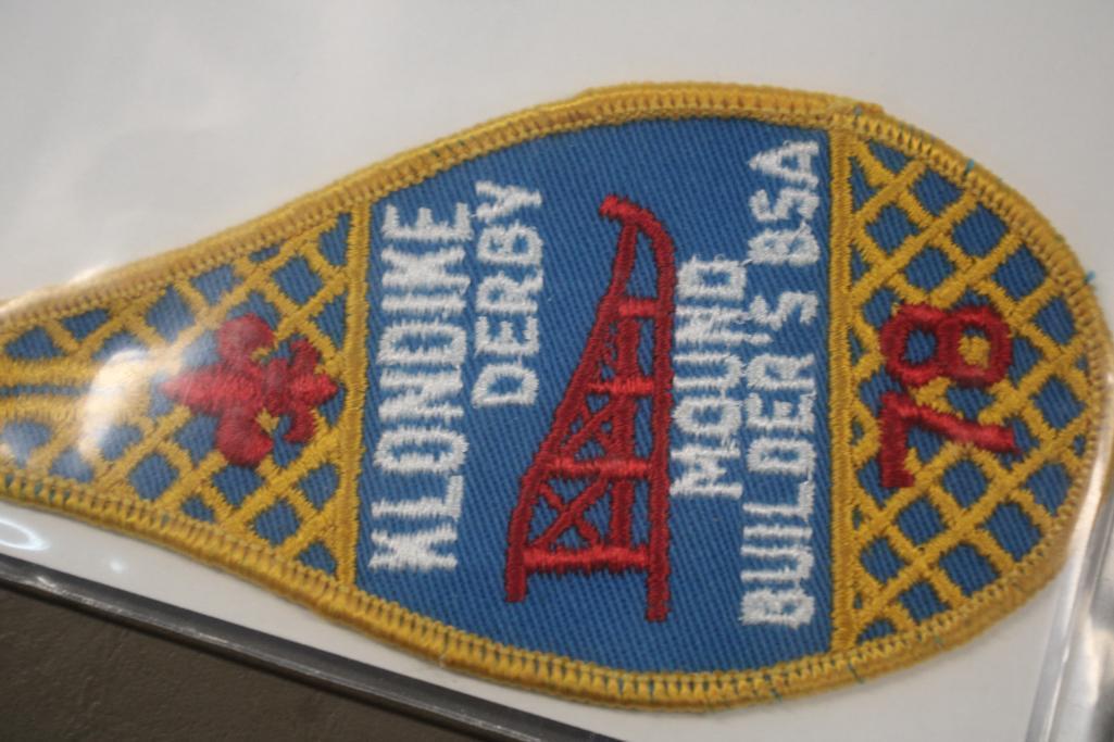 9 Klondike Derby Patches from 1977 and 1978