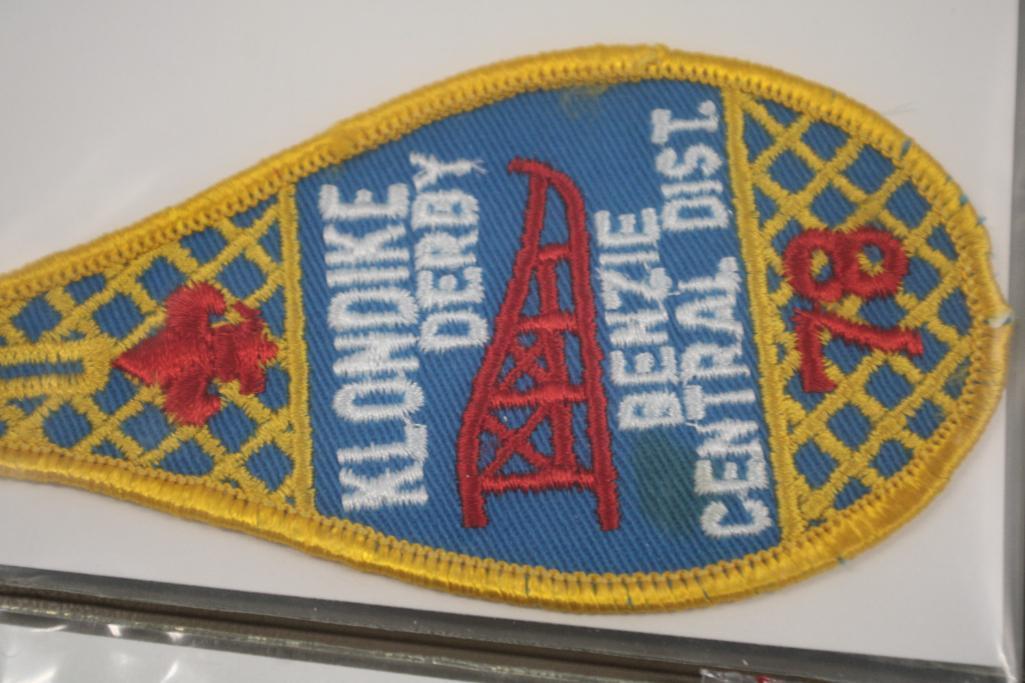 9 Klondike Derby Patches from 1977 and 1978