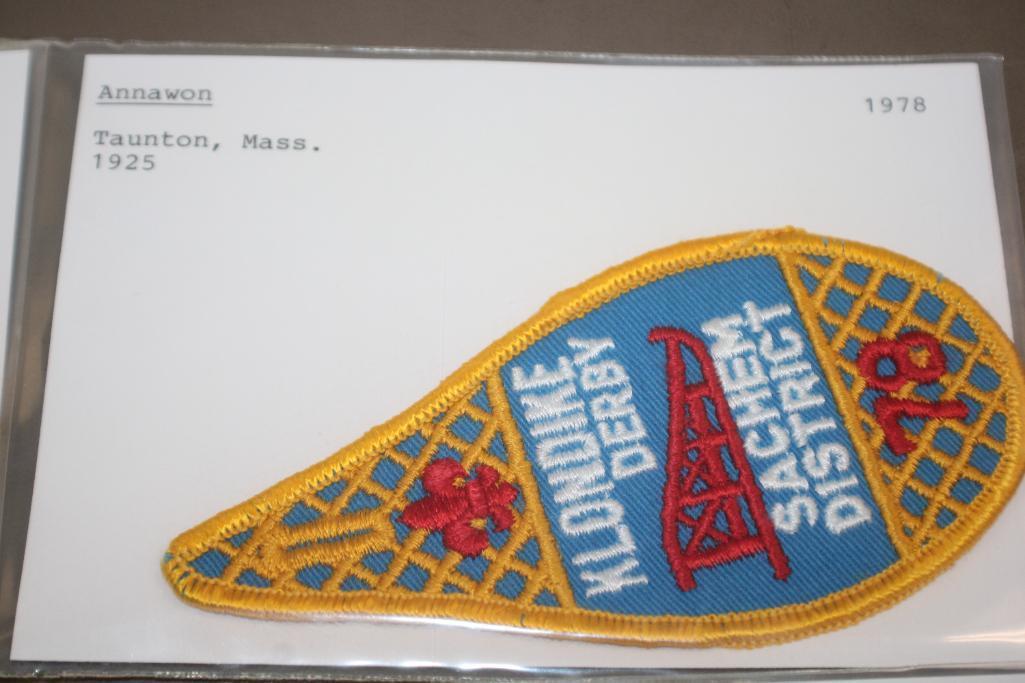 9 Klondike Derby Patches from 1977 and 1978