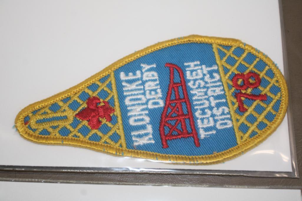 9 Klondike Derby Patches from 1977 and 1978
