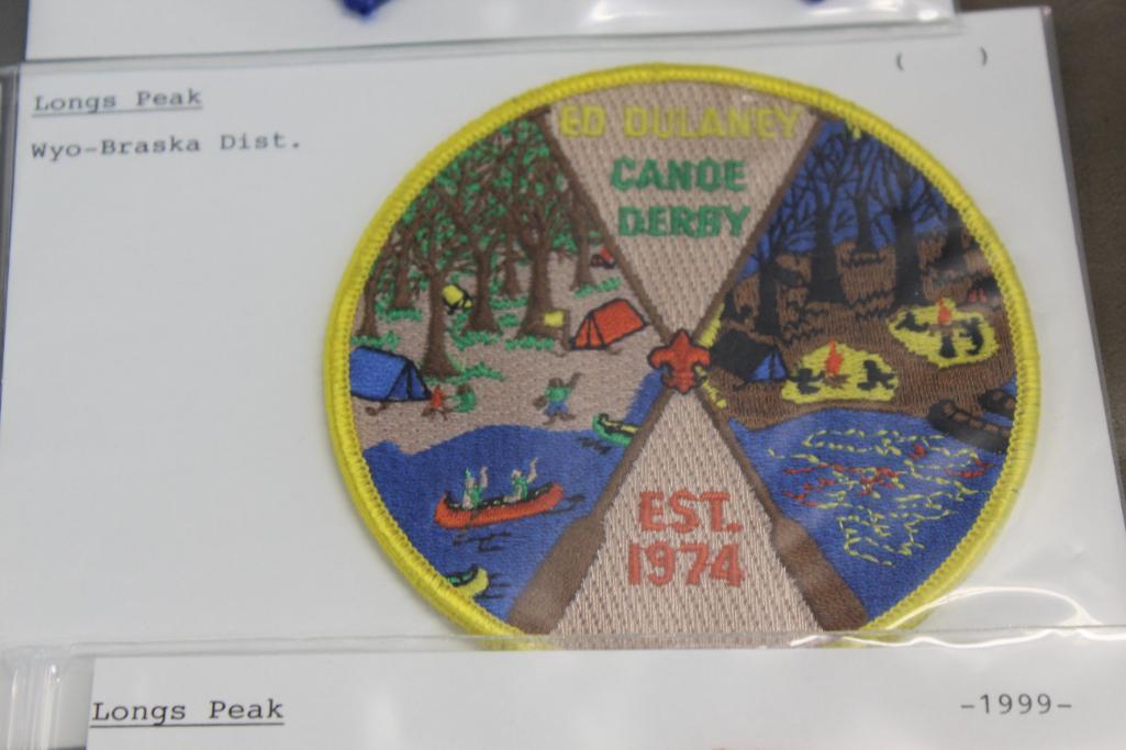 25 BSA Canoe Derby Patches Labeled 2-27