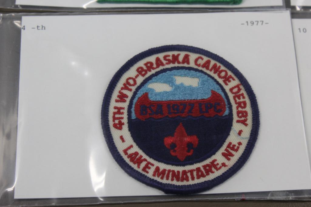 25 BSA Canoe Derby Patches Labeled 2-27