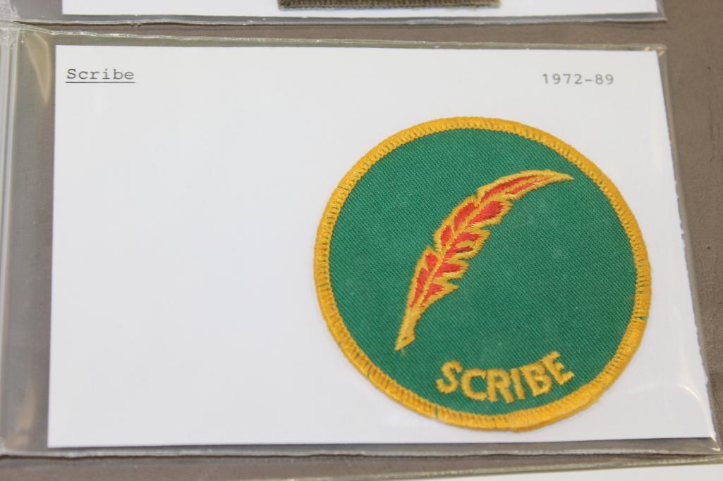 Three BSA Musicians Patches and Three Scribe Patches from Different Eras