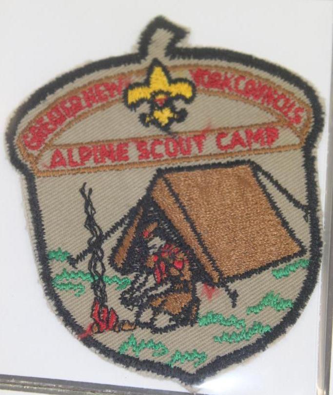 Six Alpine Scout Camp, Greater NY Patches in Differing Styles