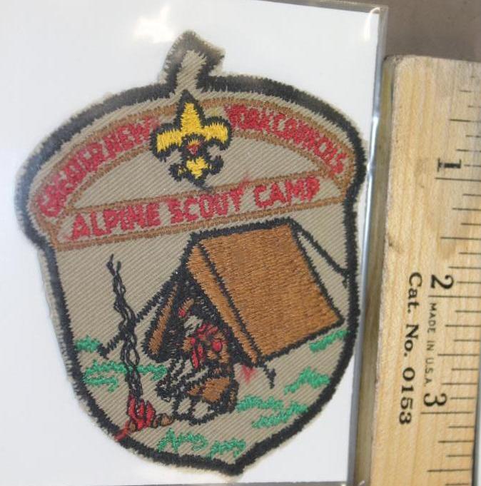 Six Alpine Scout Camp, Greater NY Patches in Differing Styles