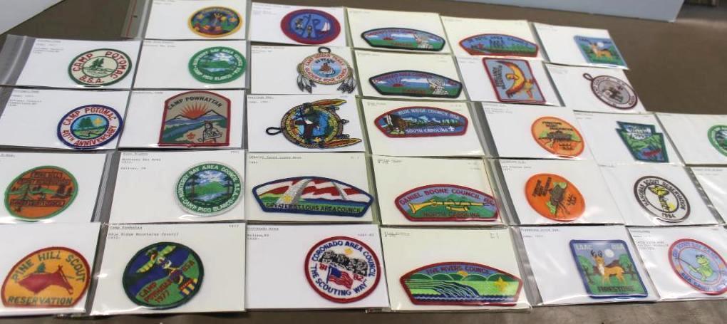 32 Mixed BSA Patches of Varying Styles and Ages