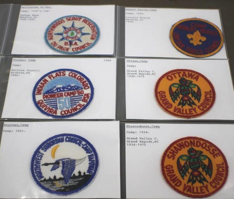 Six Early BSA Camp Patches