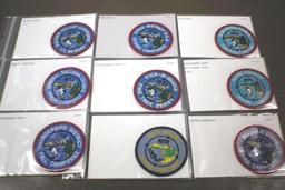 9 BSA Camporee Patches 1972-1975