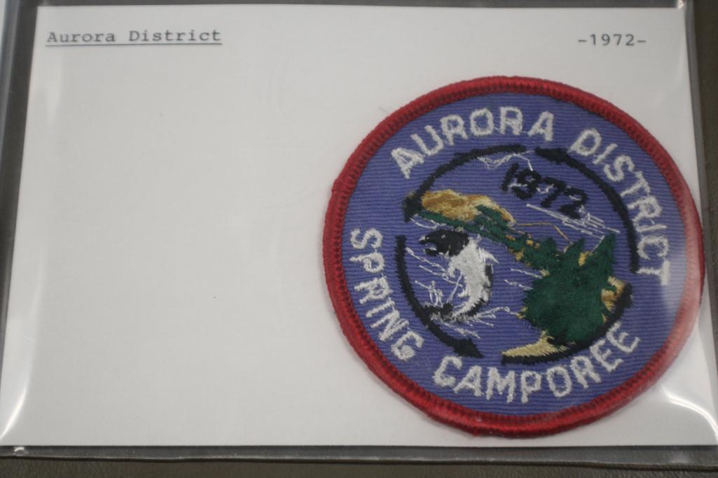 9 BSA Camporee Patches 1972-1975