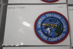 9 BSA Camporee Patches 1972-1975