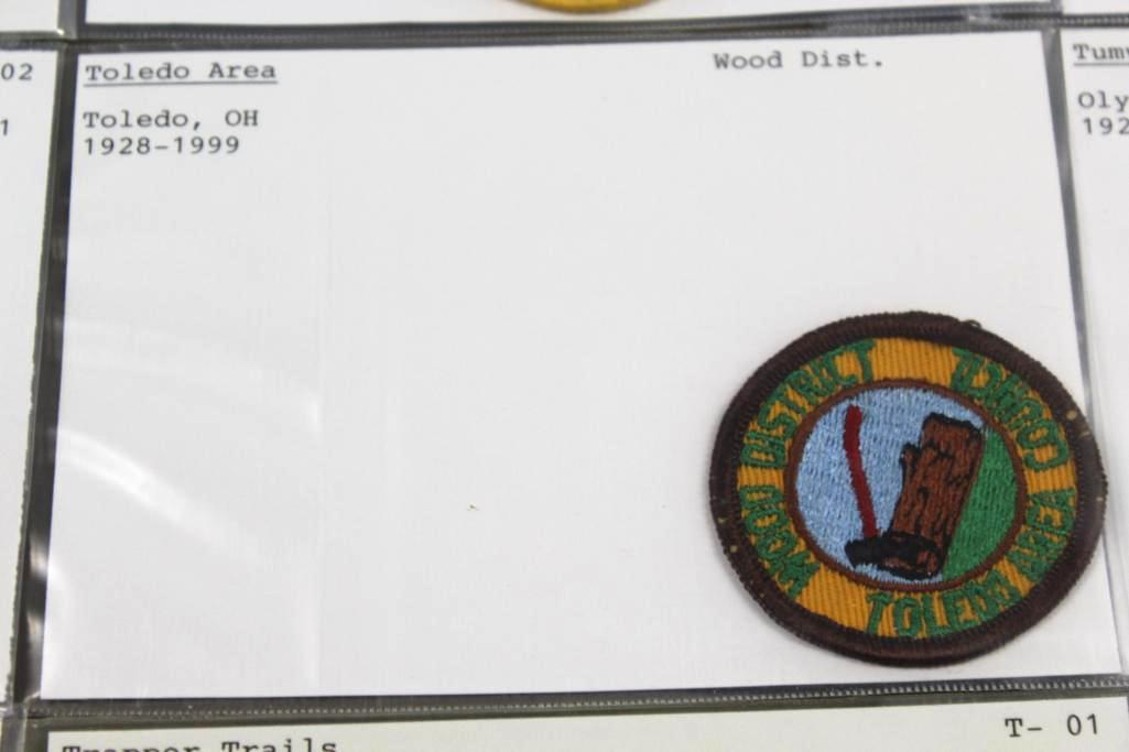 9 Small BSA Council Patches with some Accessory Patches