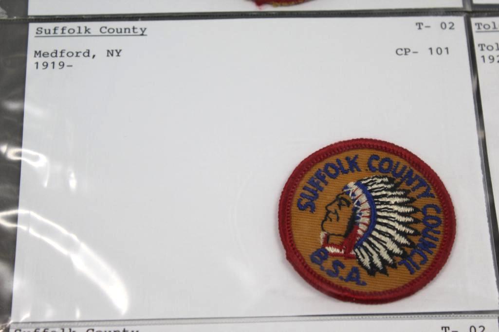 9 Small BSA Council Patches with some Accessory Patches