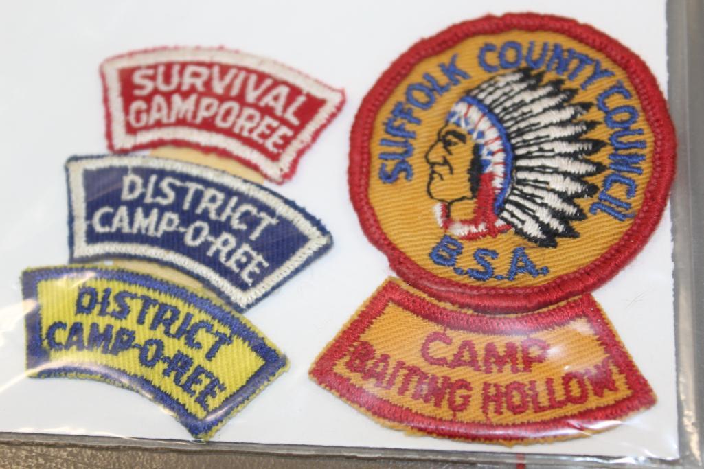 9 Small BSA Council Patches with some Accessory Patches