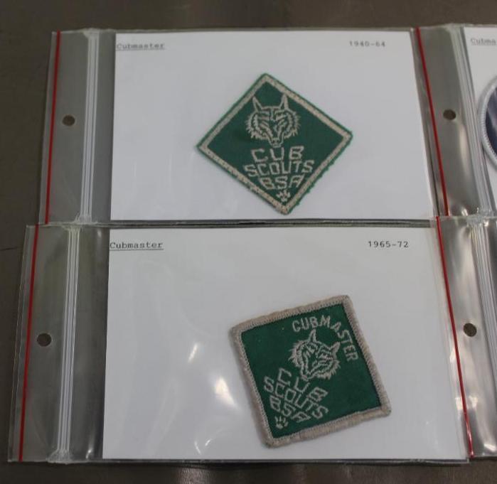 Different Eras Cubmaster and Assistant Cubmaster Patches