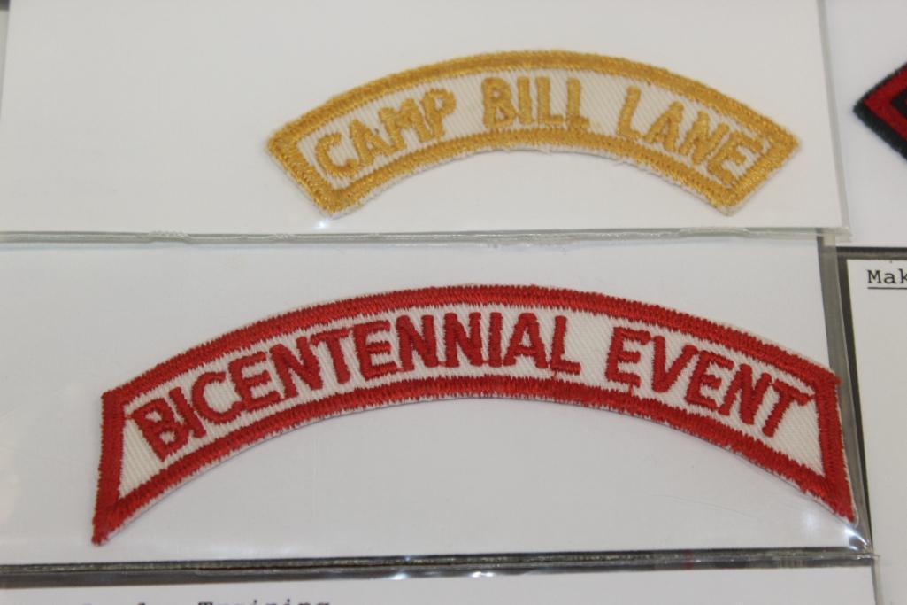 Collection of Accessory BSA Word Patches