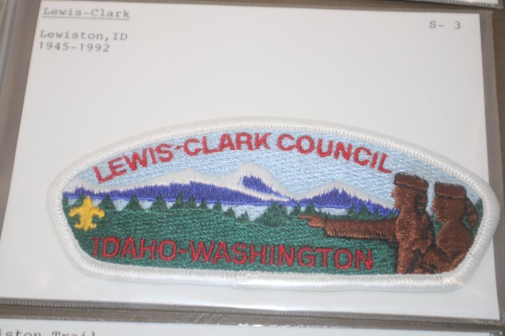 10 Lewis Clark and Lewiston Trail Council Patches