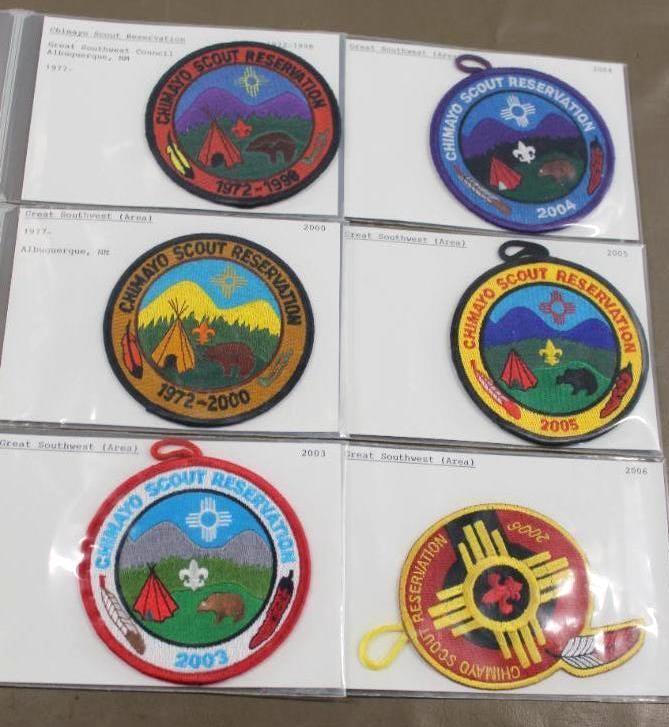 6 Chimayo Scout Reservation Patches