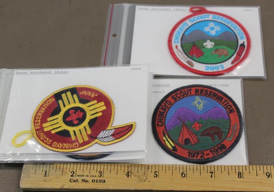 6 Chimayo Scout Reservation Patches