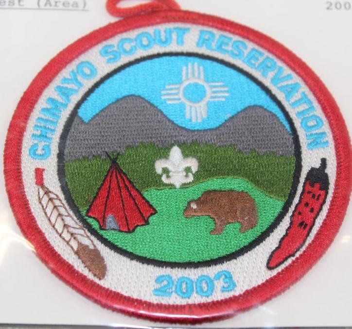 6 Chimayo Scout Reservation Patches