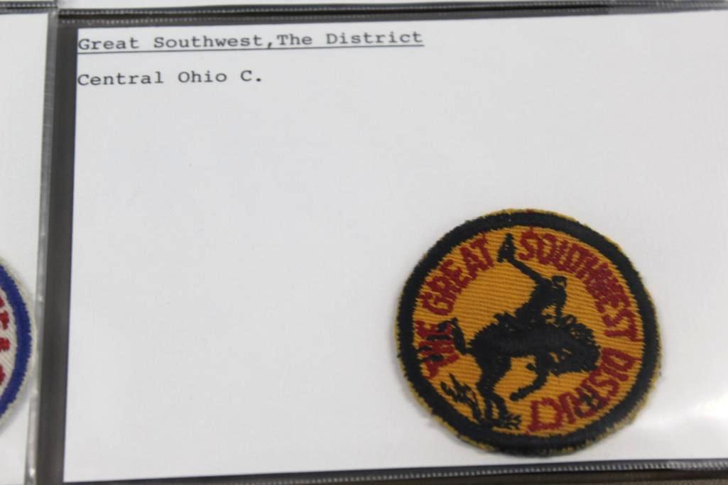 Eight Small BSA Council Patches