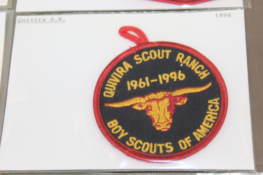 12 Quivira Scout Ranch Patches