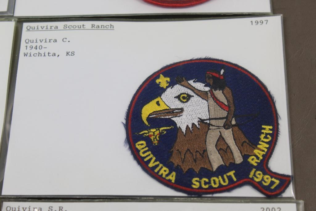 12 Quivira Scout Ranch Patches