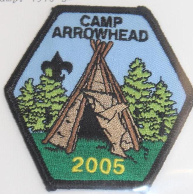 9 BSA Camp Patches for A-Name Camps