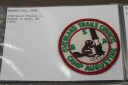 9 BSA Camp Patches for A-Name Camps