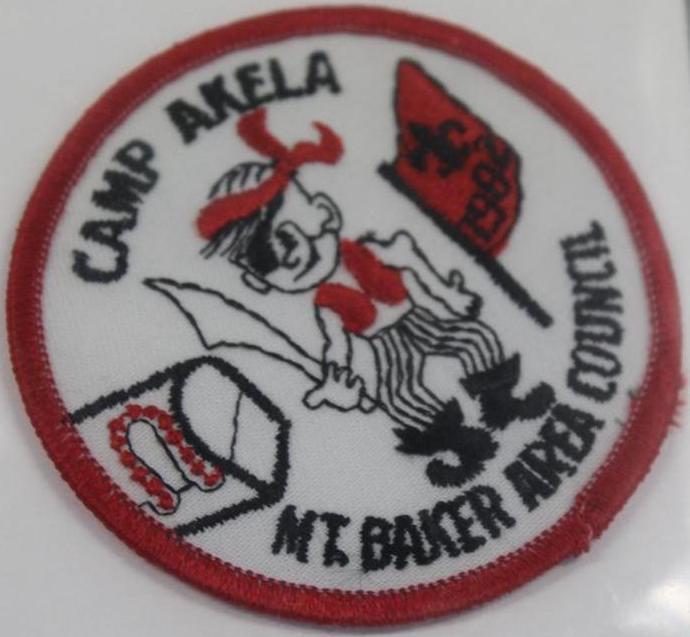 9 BSA Camp Patches for A-Name Camps