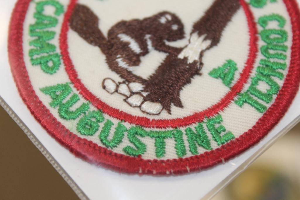 9 BSA Camp Patches for A-Name Camps