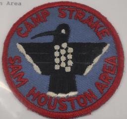 Four Early BSA Camp Strake Patches