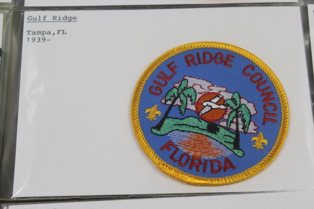 13 Mixed Florida Area Council Patches