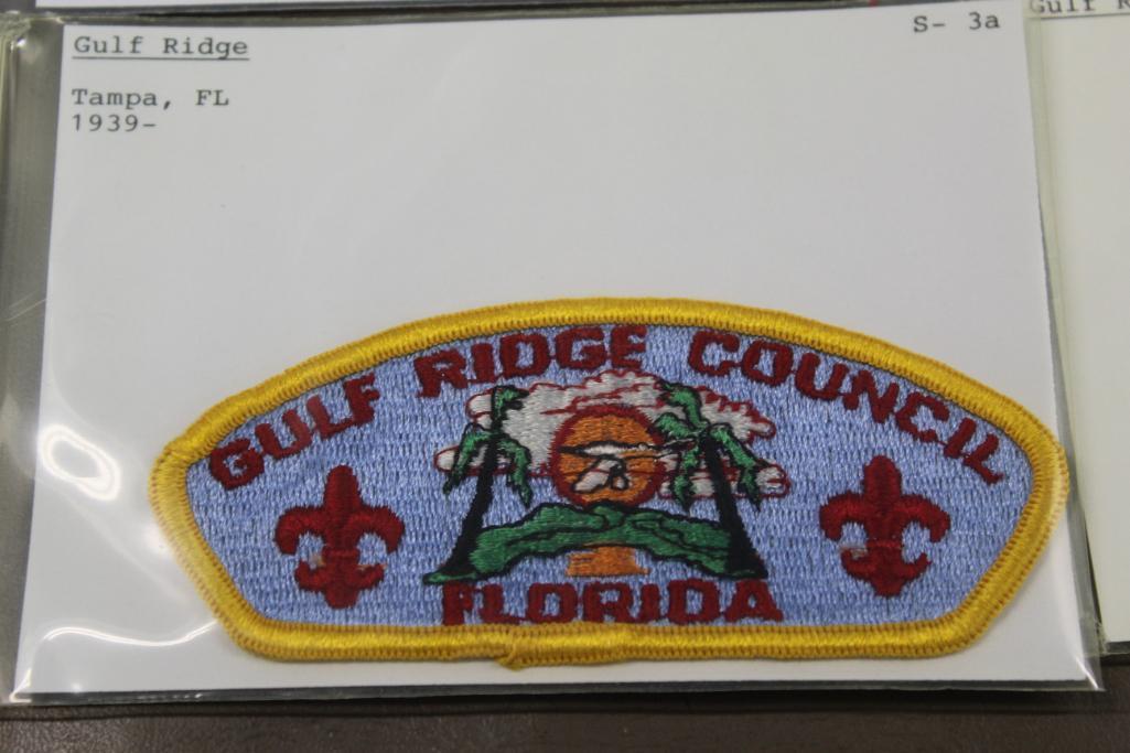 13 Mixed Florida Area Council Patches