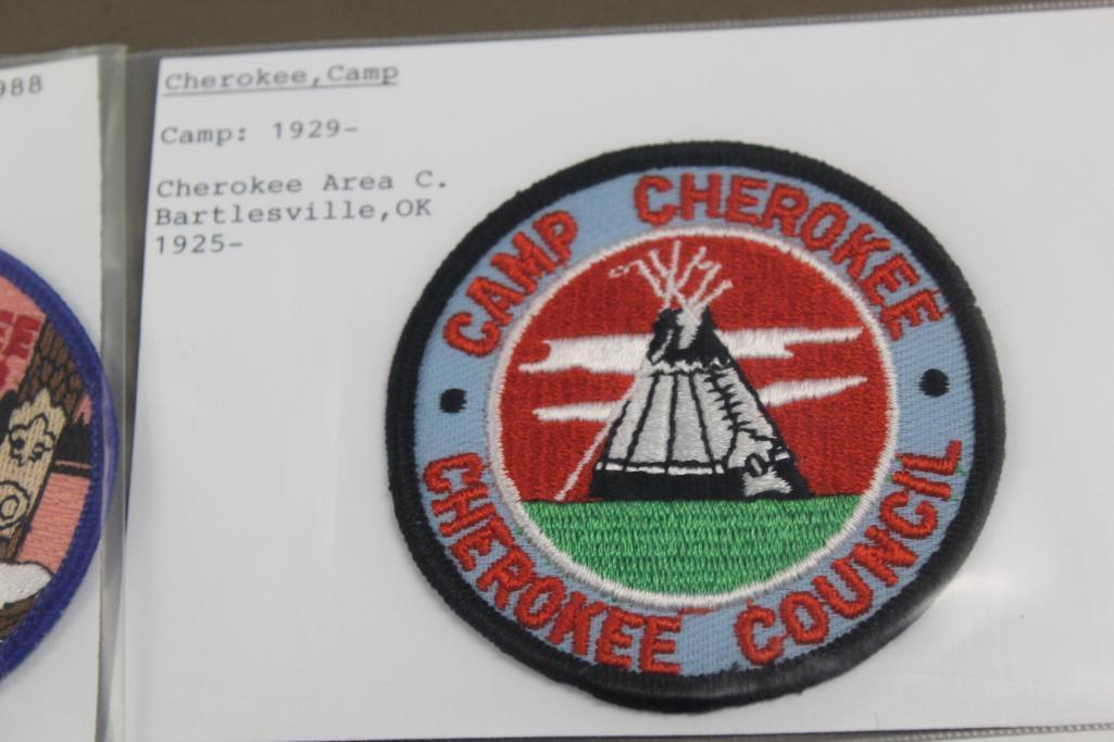 6 "Cherokee" Camp Patches