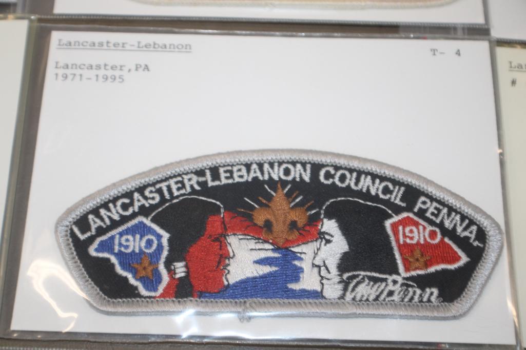 10 L-Name BSA Council Patches