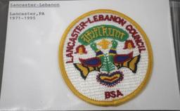 10 L-Name BSA Council Patches