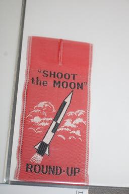 Shoot the Moon and Race Into Space BSA Woven Patches