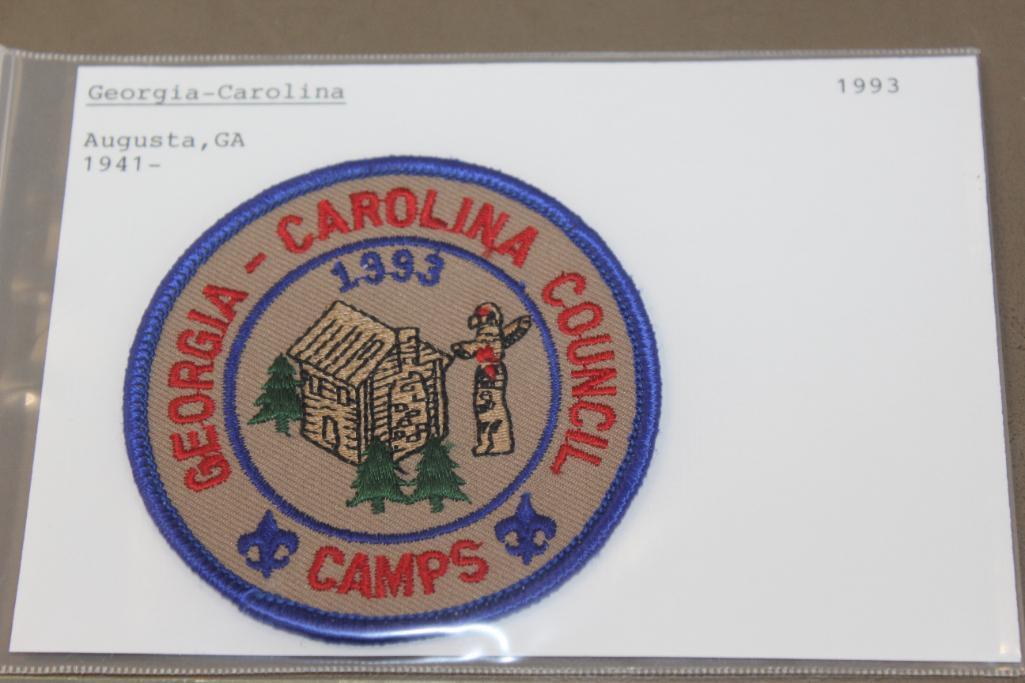 Ten BSA Mostly Camping Patches from the Southeastern US