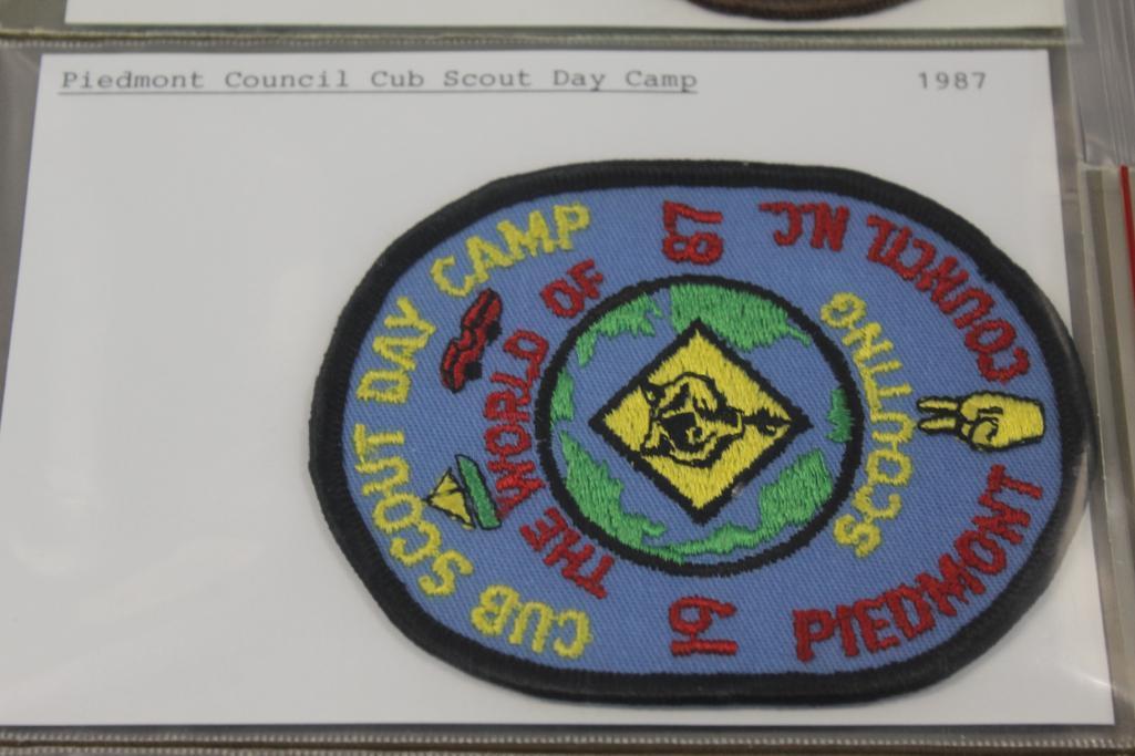 Ten BSA Mostly Camping Patches from the Southeastern US