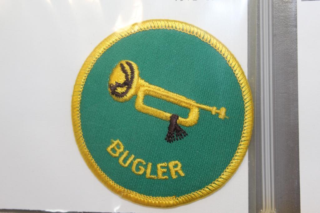 9 BSA Bugler, Quartermaster, and Leadership Patches