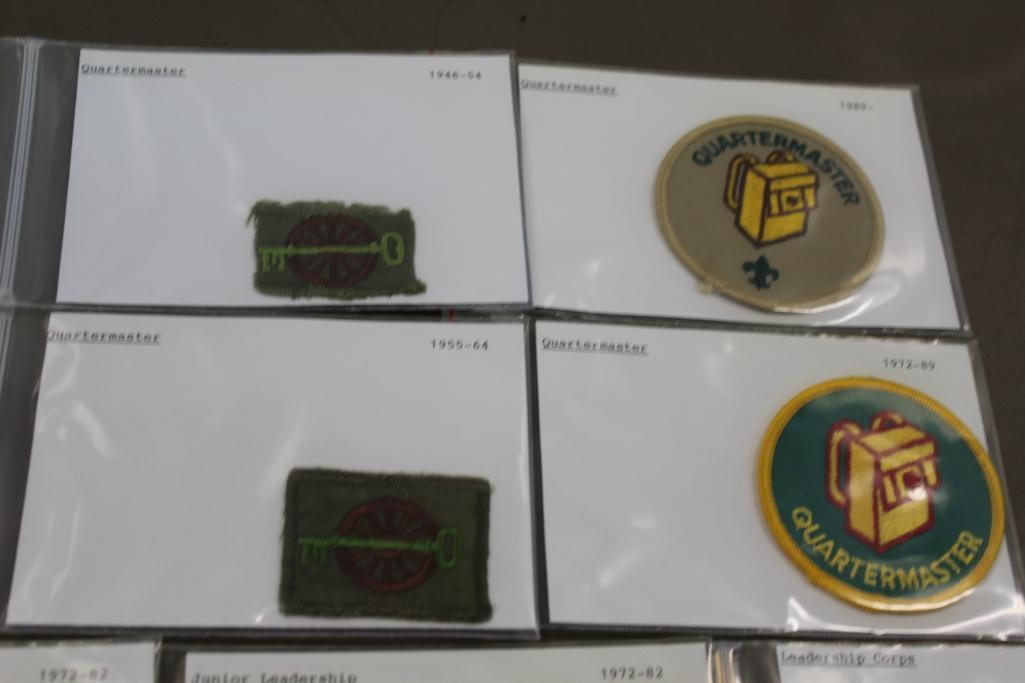 9 BSA Bugler, Quartermaster, and Leadership Patches