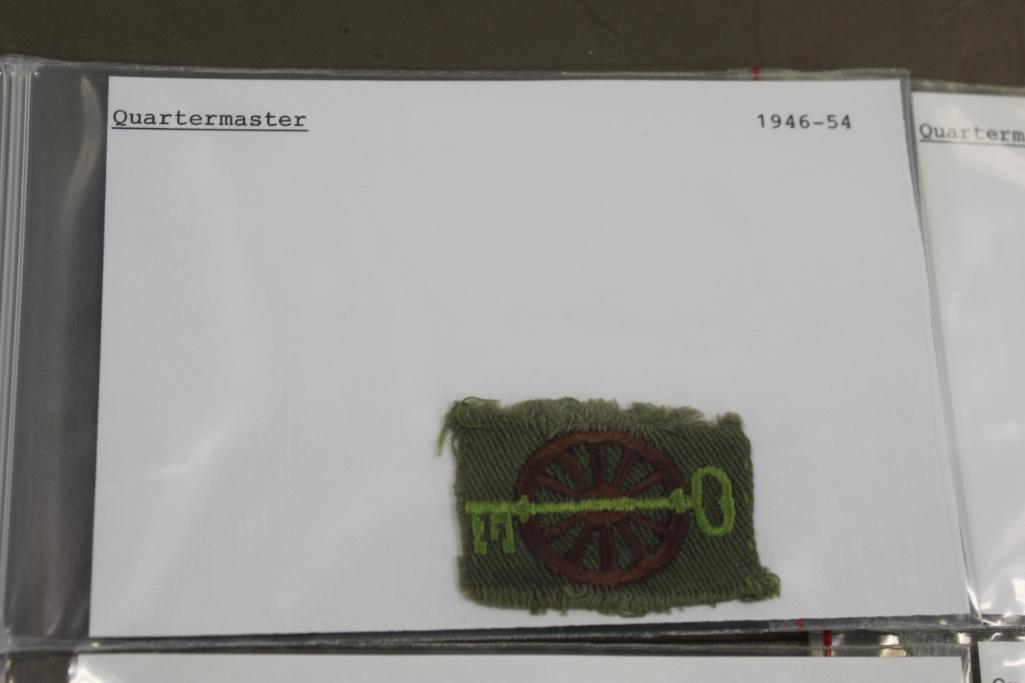 9 BSA Bugler, Quartermaster, and Leadership Patches