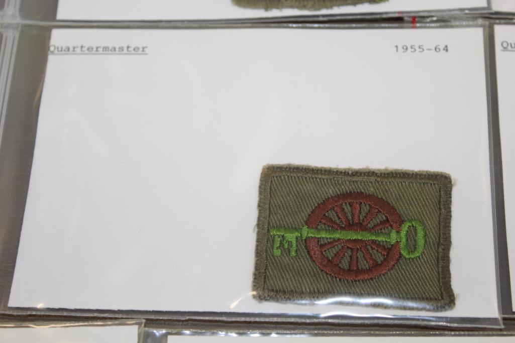 9 BSA Bugler, Quartermaster, and Leadership Patches