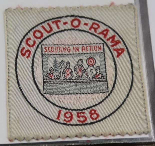 Nine Woven Fabric Patches from the 1950s