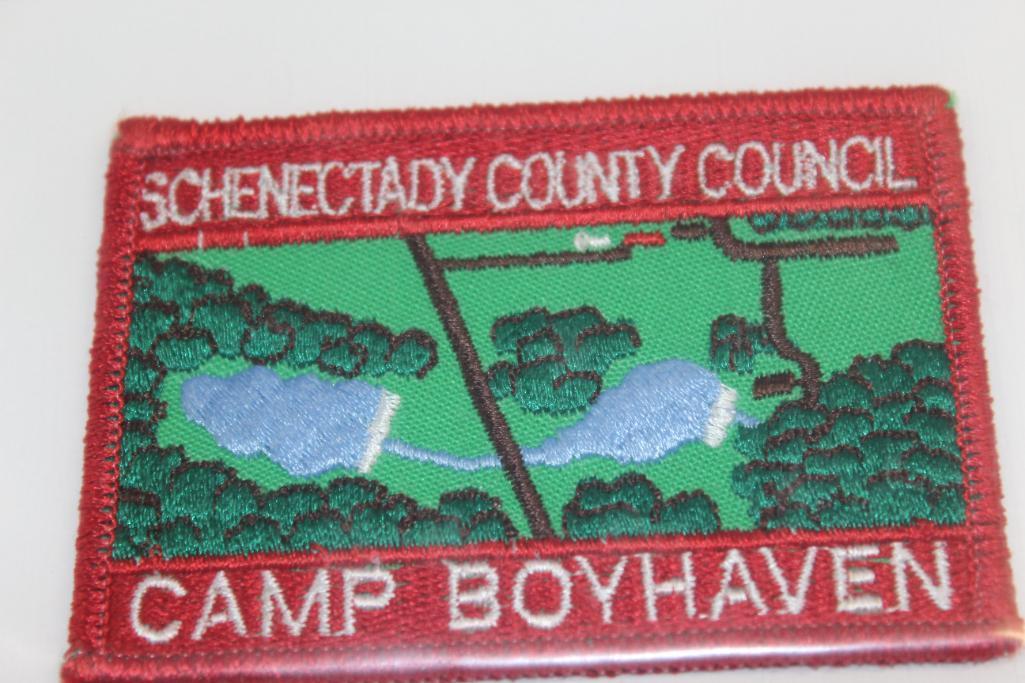 12 BSA Camp Patches for B-Named Camps